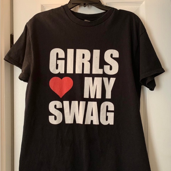 GIRLS LOVE MY SWAG TEE - Picture 2 of 4